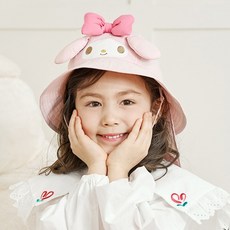 三麗鷗女童款美樂蒂大臉漁夫帽 NIHKI40050