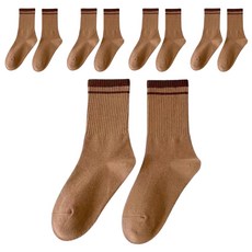 피어니스트 여성용 라떼 캐주얼 양말 5켤레 세트