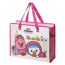 포포팬시 위드뽀로로 제일 좋아 타포린백, 핑크, 1개