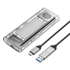 오리코 20Gbps M.2 NVMe 전용 쿨러 케이스, TCM2-G20(실버), 1개