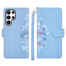 KKAMITTO 每日花朵掛繩書本式手機殼