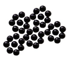아리코 DIY 인형만들기 7mm 단추, 블랙, 100개