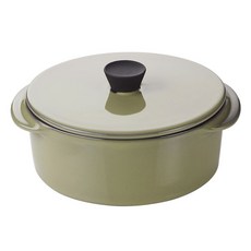 레볼 꺄락떼르 세라믹 꼬꼬떼 양수냄비, 카다멈, 1개, 12 x 14 x 14 x 6.5 cm