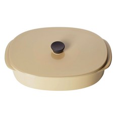 레볼 꺄락떼르 세라믹 직사각 꼬꼬떼 양수냄비, 넛맥, 1개, 26 x 18.5 x 9 cm