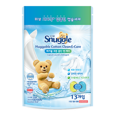 Snuggle 熊寶貝 棉柔清香洗衣膠囊 15.2g, 1包, 13顆