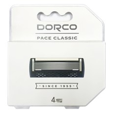 DORCO 多可樂客 經典刮鬍刀片, 4入, 1套