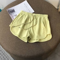 Goodif 女款瑜珈運動寬版短褲