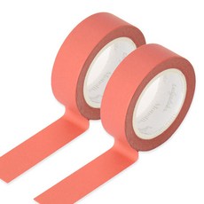Monolike Arte 素色紙膠帶 47mm x 15mm x 10m, 551 印度紅, 2個