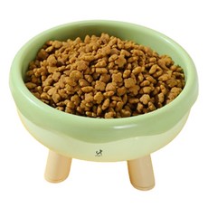 DING DONG PET 2in1 原創甜甜圈球寵物碗, 1個, 綠色