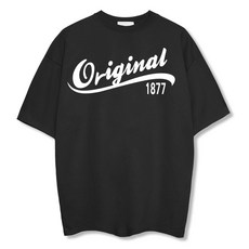 일루소 남성용 소프트 특양면 오리지널 1877 반팔 티셔츠