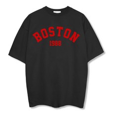 ILLUSO 男款柔軟特級雙面棉 Boston 1988 短袖T恤