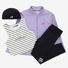 new balance 女孩 ESSENTIAL 拉鍊防曬衣 3 件套