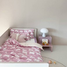 FRAMBOISE 嬰幼兒用 Kring Rabbit 60支紗鋪棉被, 糖果粉