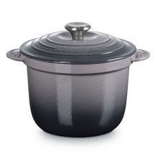 LE CREUSET 電磁美食飯鍋 2.8L, 燧石灰, 1個, 20cm