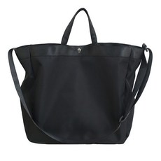 Elsso 大容量生活防水斜背包, 黑色