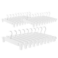 온모아 논슬립 바지걸이, 화이트, 40개