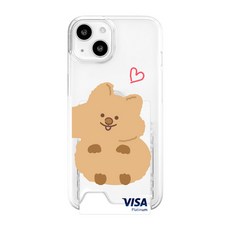 유스픽 나이스쿼카 이너카드 포켓 휴대폰 케이스