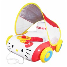 Sanadi Corporation 嬰兒 Hello Kitty 遮陽傘汽車學步管, 混色, 1個
