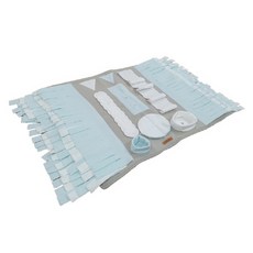 벨버드 강아지 노즈워크 플레이 매트 세로형, 그레이, 1개