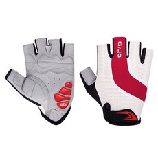 Giyo 矽膠凝膠緩衝自行車手套 雙手穿戴 G14, 1個, 紅色