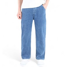 남성용 워싱 와이드 밴딩 청바지 YXD51