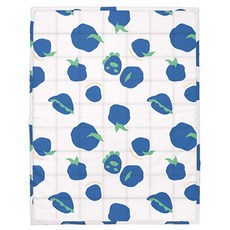 밀로앤개비 유아용 에어매쉬 쿨매트, 블루베리 딜런, 1개