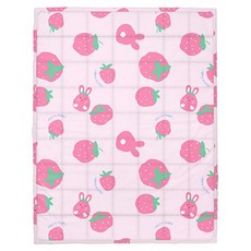 밀로앤개비 유아용 에어매쉬 쿨매트, 스트로베리 로라, 1개