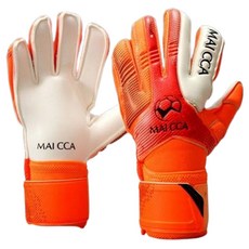 마이카 축구 골키퍼장갑 양손착용, 오렌지, 1세트