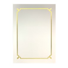 獎狀工廠金箔獎狀用紙 180g, 純白(豬尾), 50個