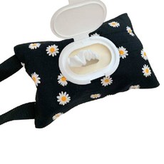 달리 연시네 濕紙巾袋 攜帶式 170 x 250 mm, 雛菊黑, 1個