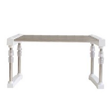 Verdi 韓國製造多功能可調節廚房層架, 白色