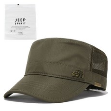 Jeep 半網眼軍帽 A0186 + Jeep專用包裝袋套組