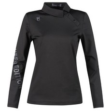 GreenQueen Luxe Golf 女款不對稱翻領長袖T恤 GQ4S614W