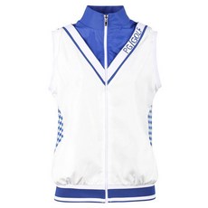 럭스골프 PG골프클럽 여성용 브이라인 반집업 체커보드 조끼 JB4S526W