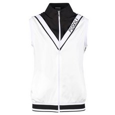 luxgolf PG高爾夫俱樂部 女款V領半拉鍊棋盤格紋背心 JB4S526W