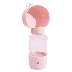 DING DONG PET 寵物戶外皇冠隨行杯餵水器, 1個, 粉紅色