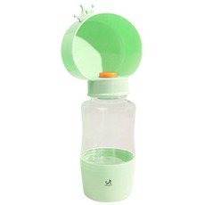 DING DONG PET 寵物戶外皇冠隨行杯餵水器, 1個, 綠色