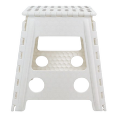 하비티 사각 접이식 휴대용 스툴 M, 블랙