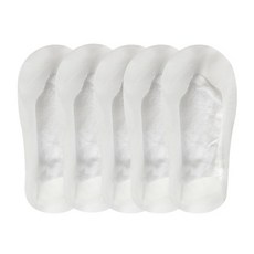 비아리츠 여성용 티안나고 시스루 실리콘 논슬립 데일리 에피 누드토우 덧신 5켤레