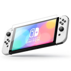 VENTOSA 任天堂 Switch OLED 9H 鋼化玻璃螢幕保護貼 2片組, 單一商品, 1套