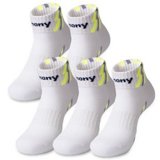 kimony 男士中型輕質運動襪 KSS505-M6, 混色, 5雙