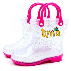 루루슈 아동용 디노 핸들 펄 레인부츠 RS100