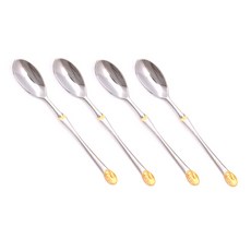 Bakssisangbang 天鵝茶匙, 銀色, 4個