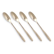 Bakssisangbang 仙鶴鈦金茶匙, 4個, 金色