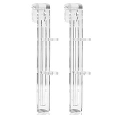 MOBYDICK 海綿過濾器支架 魚缸零件 AD-02, 透明, 2個