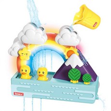 Playmax 兒童 LED 彩虹鴨村洗澡玩具, 混色