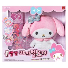 Sanrio 三麗鷗 臉紅的My Melody毛絨玩具, 單品, 混色