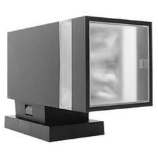 Illumi LED 露台環形方形三色變換壁燈 1燈, 黑色