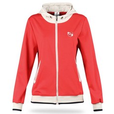 luxgolf 女款 PG 藝術圖案連帽拼色夾克 JB4S816W