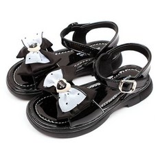 Lulushu 女童愛心橡膠涼鞋 RS117